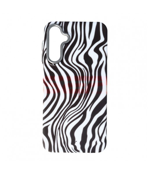 Husa Samsung Galaxy A55, Plastic Dur, Animal Print, Zebra