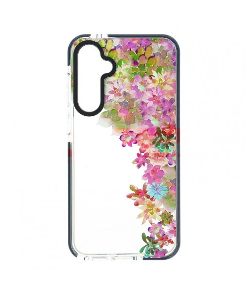 Husa Samsung Galaxy S23 FE, Antishock cu functie Magsafe, Flowers