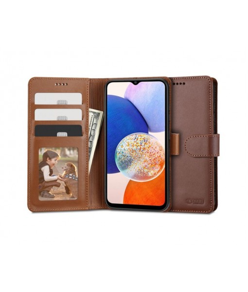 Husa Samsung Galaxy A54, Tech-Protect Wallet, Maro