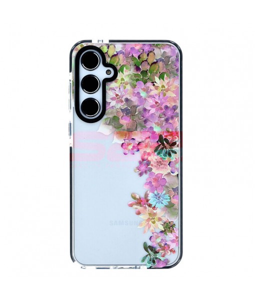 Husa Samsung Galaxy A55, Antishock, Flowers