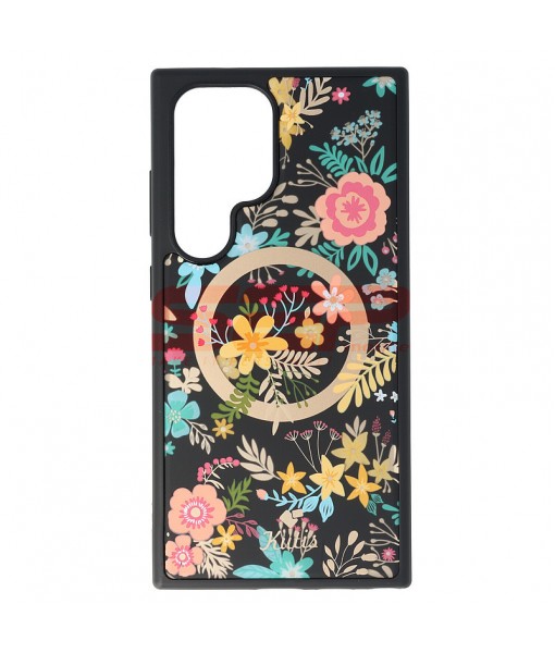 Husa Samsung Galaxy S24 Ultra, Antishock cu functie Magsafe, 3D Flowers6